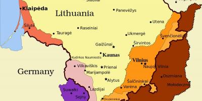 Karte kauņa Lietuva